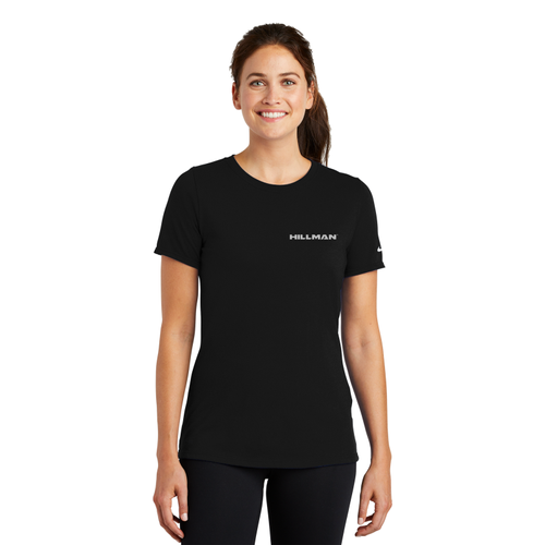 Nike Ladies Dri-FIT Cotton/Poly Scoop Neck Tee image thumbnail