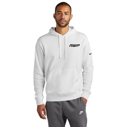 Image of Nike Club Fleece Sleeve Swoosh Pullover Hoodie  
