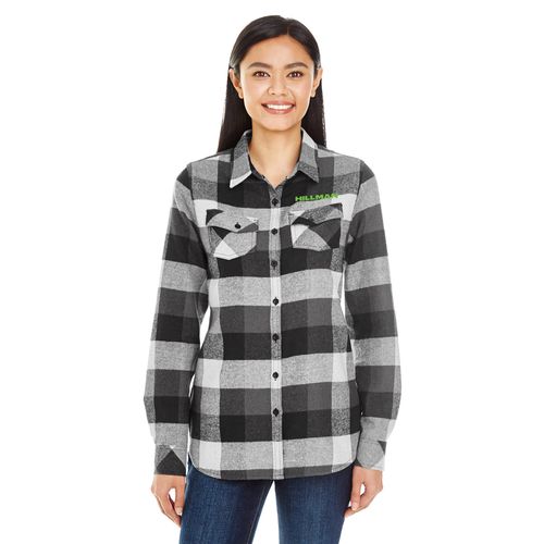 Ladies' Plaid Boyfriend Flannel Shirt  image thumbnail