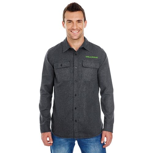 Solid Long Sleeve Flannel Shirt image thumbnail