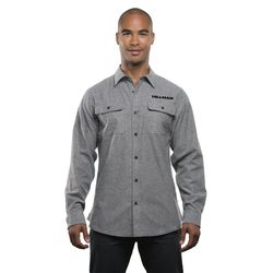 Image of Solid Long Sleeve Flannel Shirt