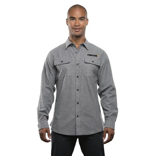 Solid Long Sleeve Flannel Shirt  image thumbnail