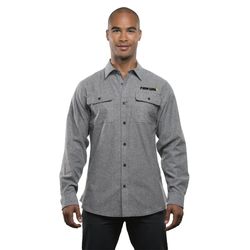 Image of Solid Long Sleeve Flannel Shirt 