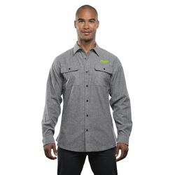 Image of Solid Long Sleeve Flannel Shirt