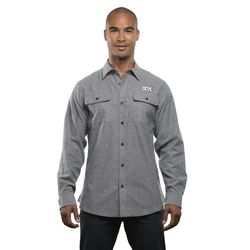 Image of Solid Long Sleeve Flannel Shirt 