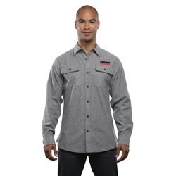 Image of Solid Long Sleeve Flannel Shirt