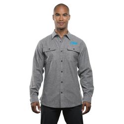 Image of Solid Long Sleeve Flannel Shirt 