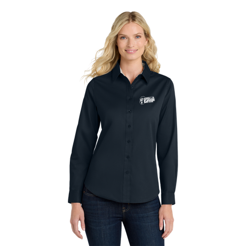 Port Authority Ladies Long Sleeve Easy Care Shirt.  image thumbnail