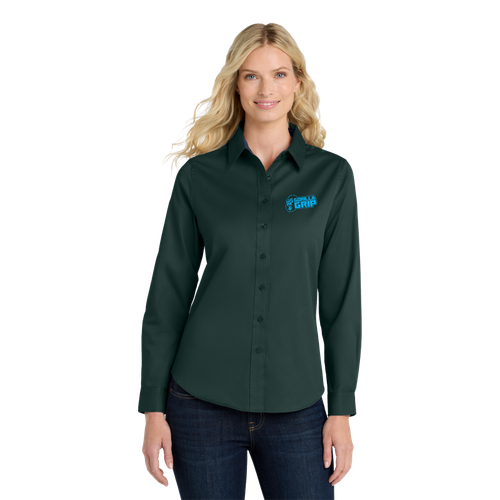 Port Authority Ladies Long Sleeve Easy Care Shirt.  image thumbnail
