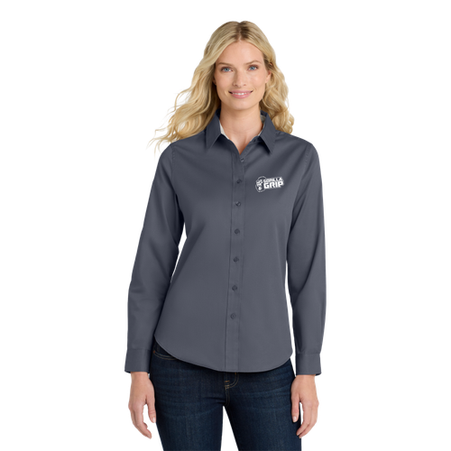 Port Authority Ladies Long Sleeve Easy Care Shirt.  image thumbnail