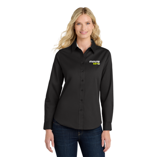 Port Authority Ladies Long Sleeve Easy Care Shirt.  image thumbnail