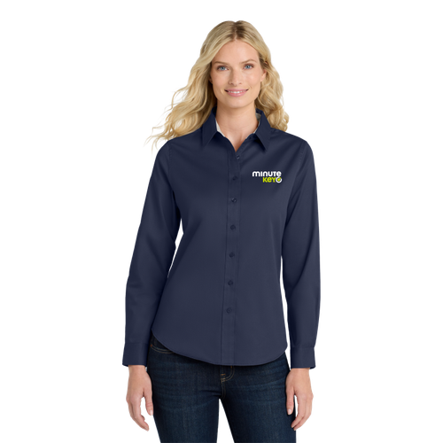 Port Authority Ladies Long Sleeve Easy Care Shirt.  image thumbnail