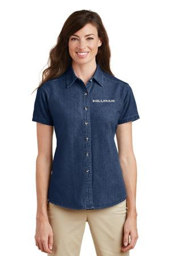 Port & Company - Ladies Short Sleeve Value Denim Shirt. image thumbnail