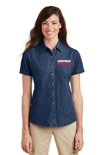 Port & Company - Ladies Short Sleeve Value Denim Shirt.  image thumbnail