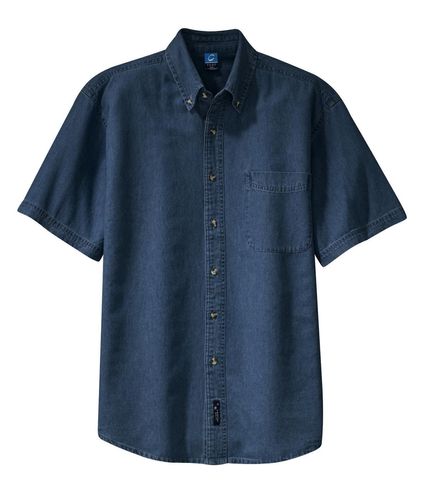 Port & Company - Short Sleeve Value Denim Shirt.  image thumbnail