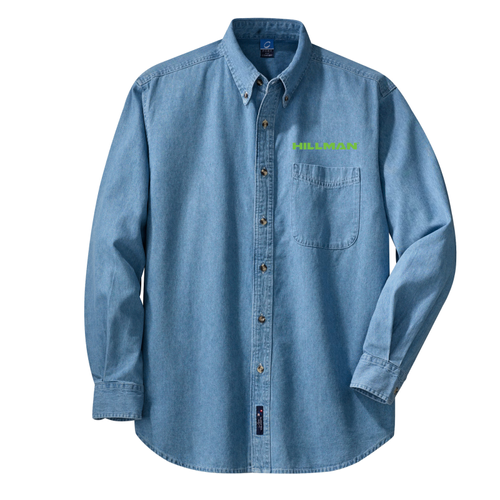 Port & Company - Long Sleeve Value Denim Shirt.  image thumbnail