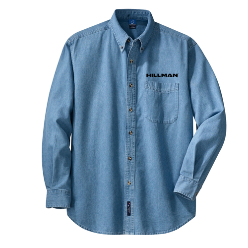 Port & Company - Long Sleeve Value Denim Shirt.  image thumbnail