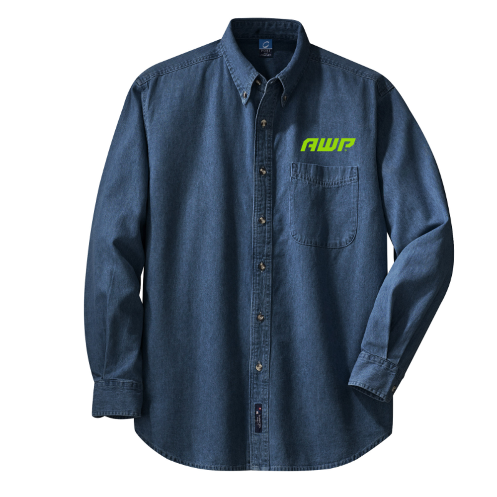 Port & Company - Long Sleeve Value Denim Shirt.   primary image