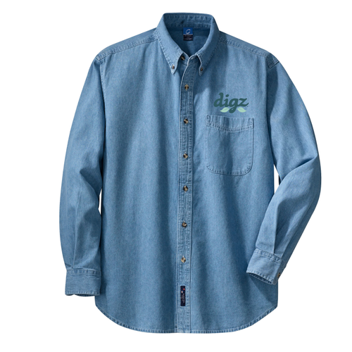 Port & Company - Long Sleeve Value Denim Shirt.  image thumbnail