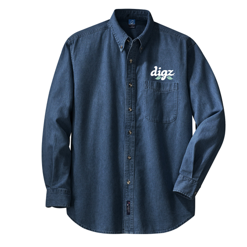 Port & Company - Long Sleeve Value Denim Shirt.  image thumbnail