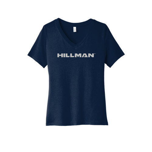 BELLA+CANVAS Women's Relaxed Jersey Short Sleeve V-Neck Tee. image thumbnail