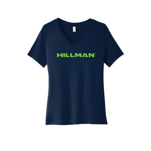 BELLA+CANVAS Women's Relaxed Jersey Short Sleeve V-Neck Tee. image thumbnail