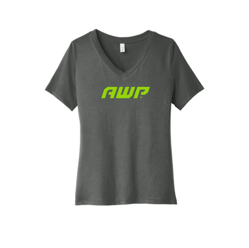 BELLA+CANVAS Women's Relaxed Jersey Short Sleeve V-Neck Tee. image thumbnail