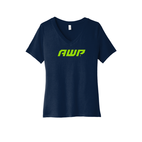 BELLA+CANVAS Women's Relaxed Jersey Short Sleeve V-Neck Tee. image thumbnail