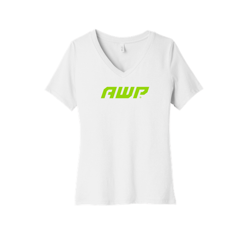 BELLA+CANVAS Women's Relaxed Jersey Short Sleeve V-Neck Tee. image thumbnail