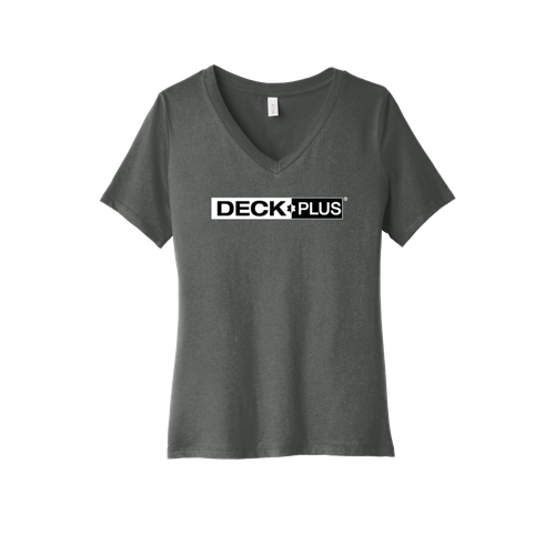 BELLA+CANVAS Women's Relaxed Jersey Short Sleeve V-Neck Tee. image thumbnail