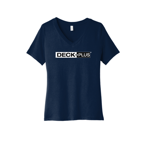 BELLA+CANVAS Women's Relaxed Jersey Short Sleeve V-Neck Tee. image thumbnail