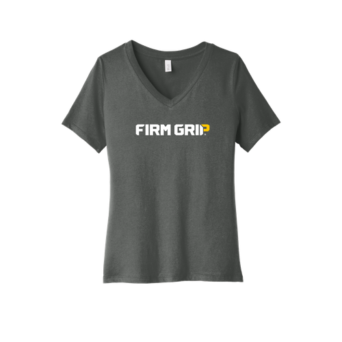 BELLA+CANVAS Women's Relaxed Jersey Short Sleeve V-Neck Tee.  image thumbnail