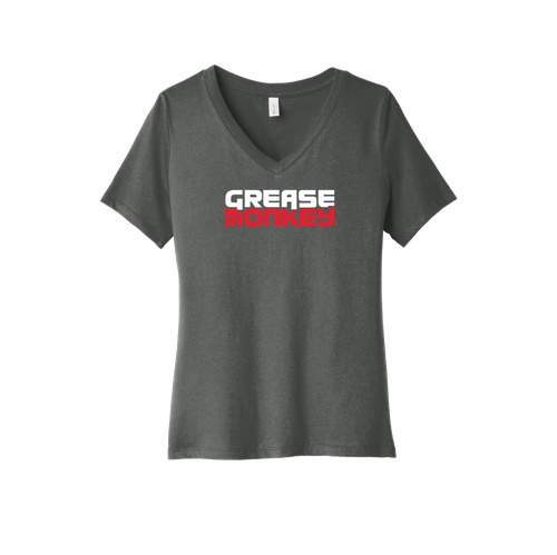 BELLA+CANVAS Women's Relaxed Jersey Short Sleeve V-Neck Tee.  image thumbnail