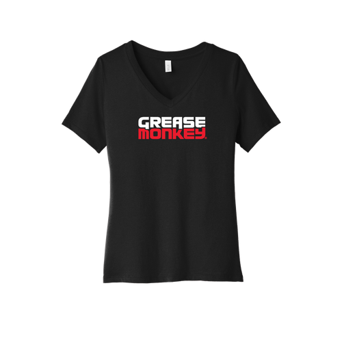 BELLA+CANVAS Women's Relaxed Jersey Short Sleeve V-Neck Tee.  image thumbnail