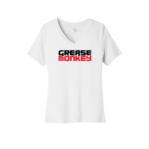 BELLA+CANVAS Women's Relaxed Jersey Short Sleeve V-Neck Tee.  image thumbnail