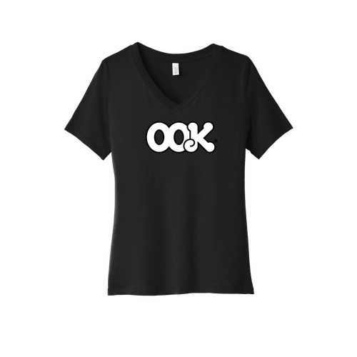 BELLA+CANVAS Women's Relaxed Jersey Short Sleeve V-Neck Tee.  image thumbnail