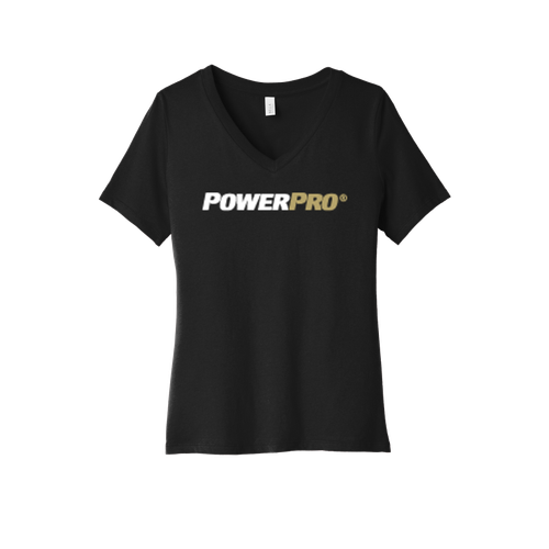 BELLA+CANVAS Women's Relaxed Jersey Short Sleeve V-Neck Tee.  image thumbnail