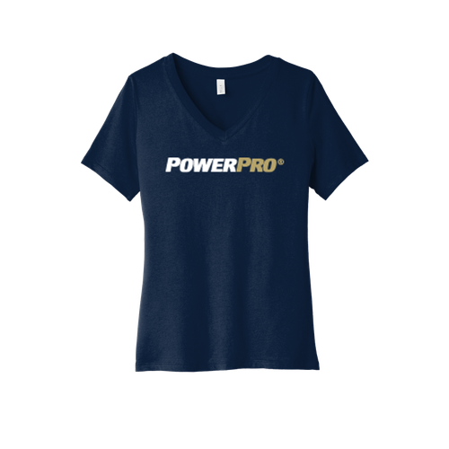 BELLA+CANVAS Women's Relaxed Jersey Short Sleeve V-Neck Tee.  image thumbnail