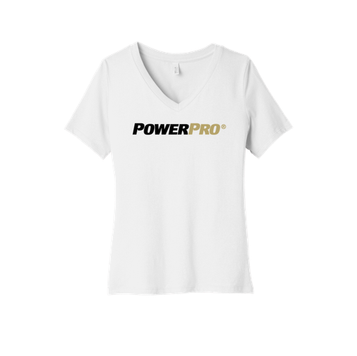 BELLA+CANVAS Women's Relaxed Jersey Short Sleeve V-Neck Tee.  image thumbnail