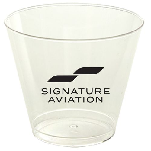 Clear 9 oz Plastic Cups - 25/PK image thumbnail