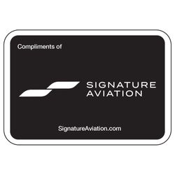 Image of Compliments of Signature Stickers - 1000/RL