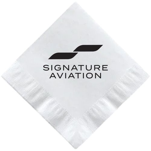 White Beverage Napkins - 50/PK image thumbnail