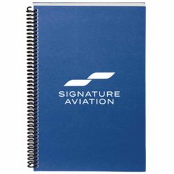 Image of Spiral Eco Blue Notebooks - 5/PK