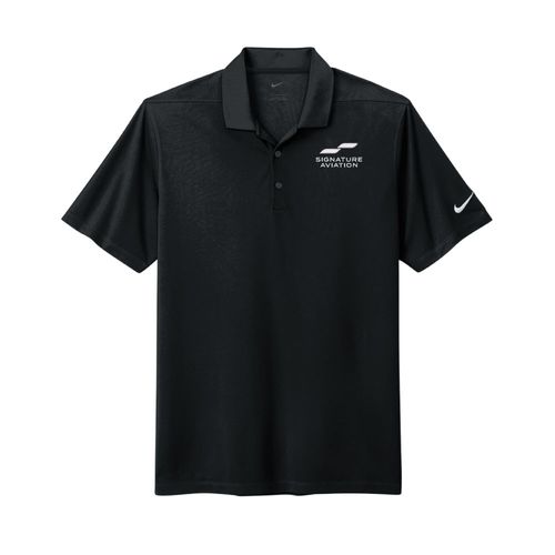 Men Nike Dri-Fit Polo - BLACK image thumbnail
