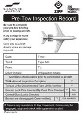 Image of Pre-Tow Inspection Record 50/pad
