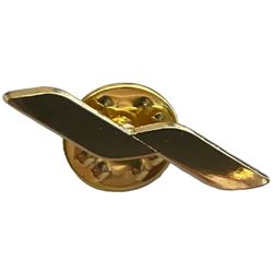 Image of Lapel Pins, Gold Propeller - 25/PK