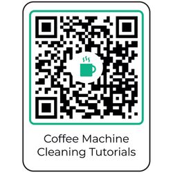 Image of Coffee Machine QR Code Stickers 5-Pack