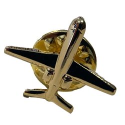 Image of Lapel Pins, Gold Airplane - 25/PK