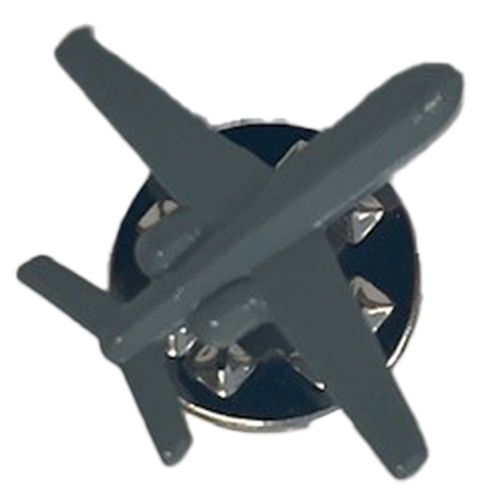 Lapel Pins, Platinum Airplane - 25/PK image thumbnail