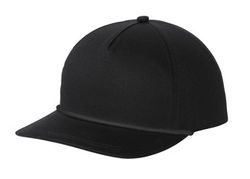 Image of Port Authority® Snapback Five-Panel Rope Cap